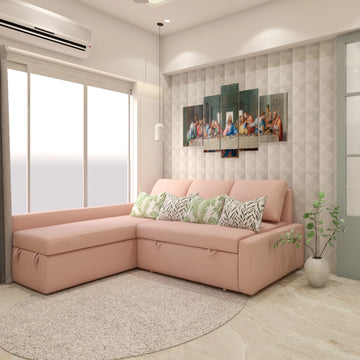 Compact Shabby Chic Living Room